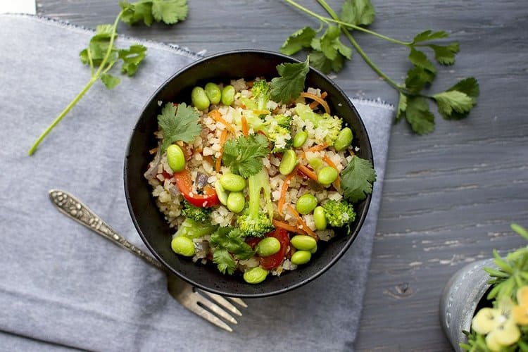 How To Make Veg-Loaded Cauliflower Fried 'Rice'