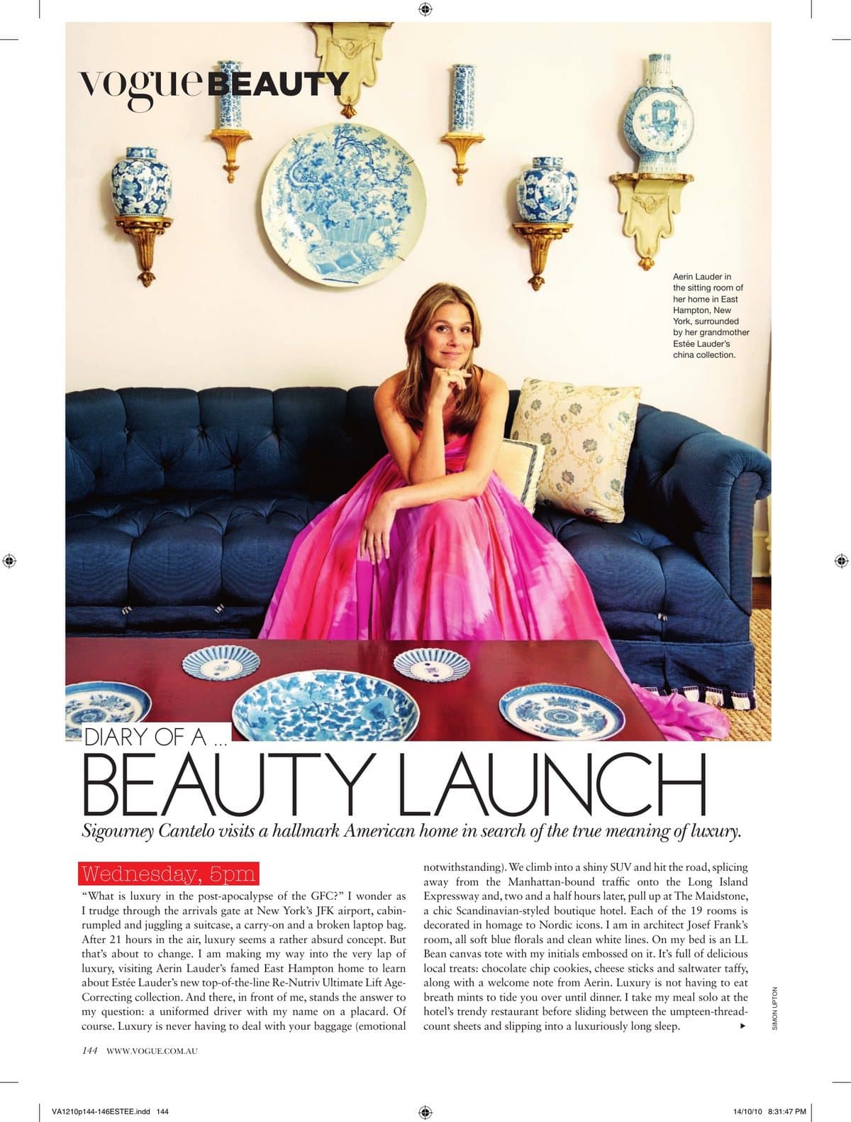 Lunch at Aerin Lauder’s Hamptons House