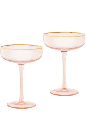 Cristina Re Crystal Coupe Glasses