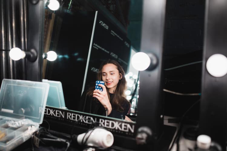 Keeping busy backstage is no east feat. Photo by Jenna Maslechko