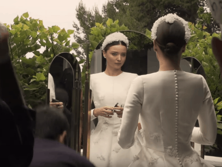 Miranda Kerr seen during her photoshoot with Vogue