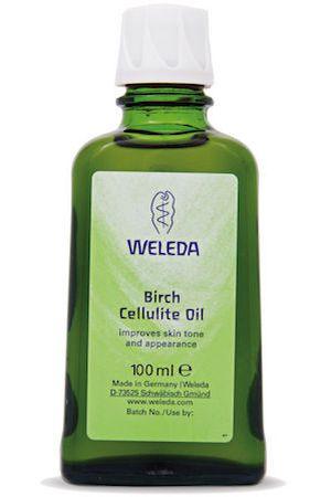 Massage on Weleda Birch Cellulite Oil to Work on Dimpled Skin
