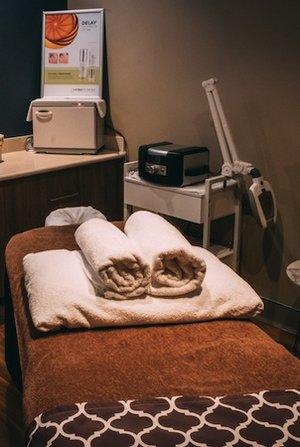 Spa treatment details at Five Star Day Spa Erina