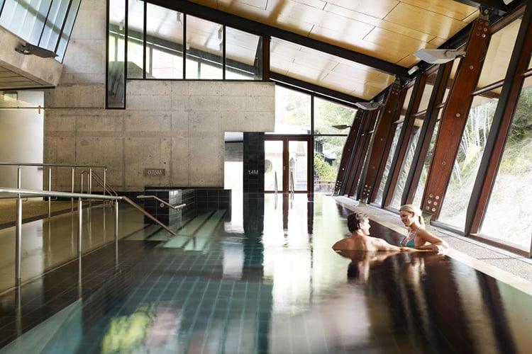 Mineral water bathing at Hepburn Bathhouse