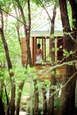Enjoy Your Soothing Spa Among the Foliage