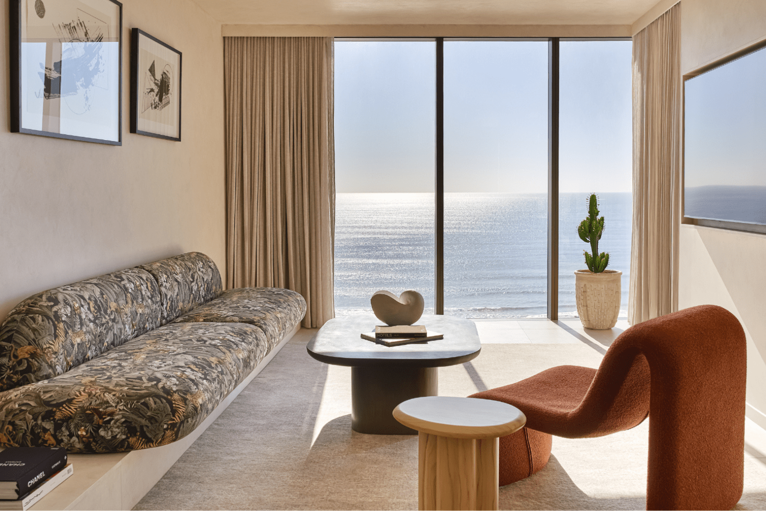 Mondrian Gold Coast suite interiors and ocean views