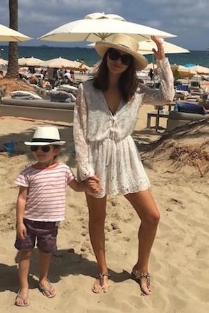 Sigourney Wears Zimmermann Playsuit, Max Wears Cotton on Boardies and Tee