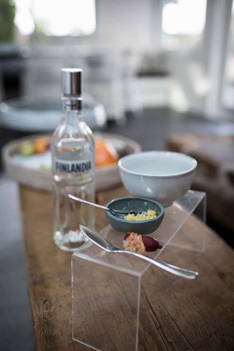 DIY cocktail bar at Soul of Gerringong