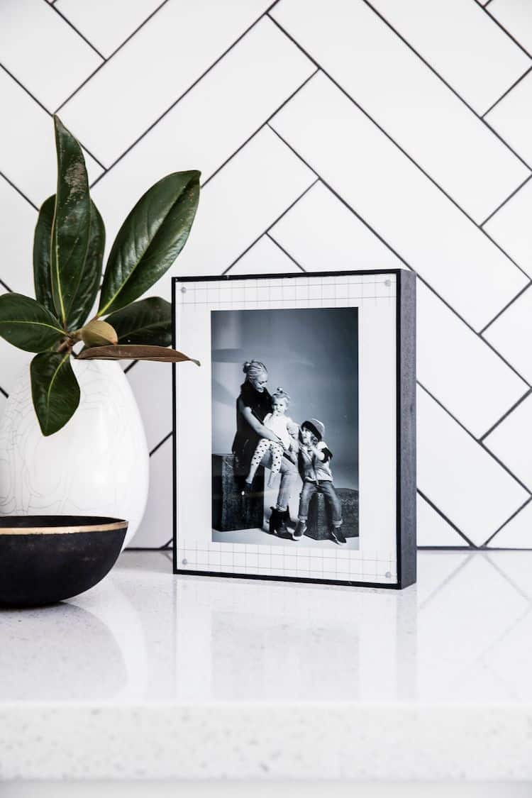 FAMILY PORTRAIT BY NICOLE BENTLEY FOR SEED HERITAGE, FRAME FROM COUNTRY ROAD, BOWL FROM SMITH MADE