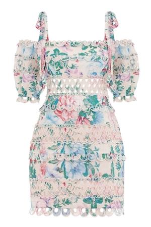 Zimmermann Off Shoulder Dress