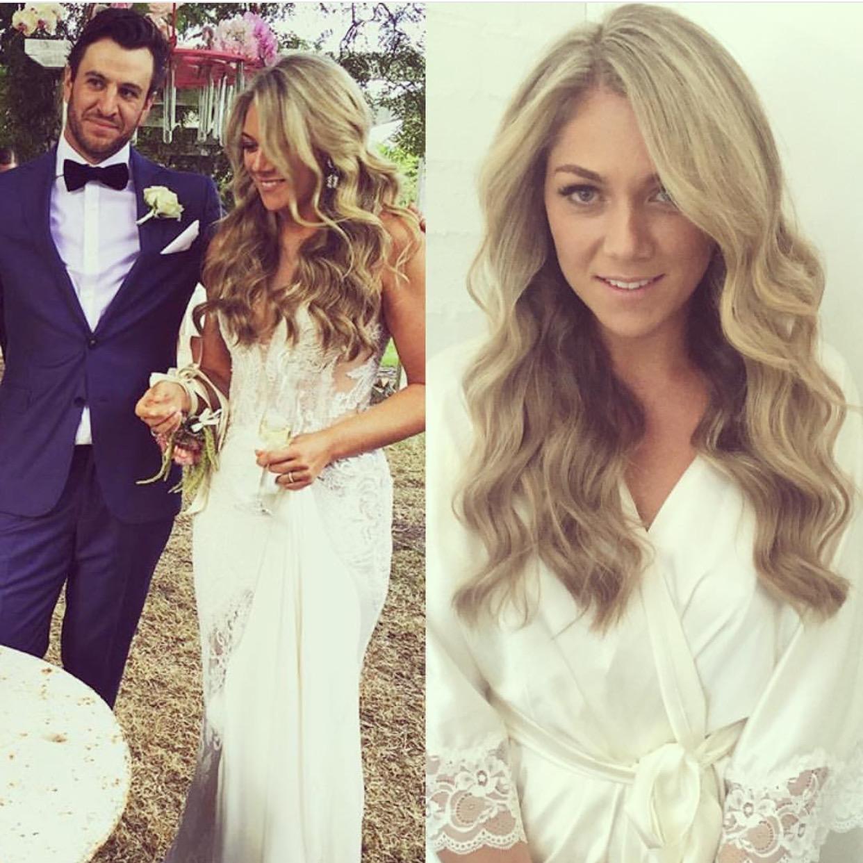 Colette and Joe on their wedding day